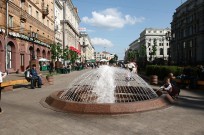 Fountains in Lenin Street, Minsk