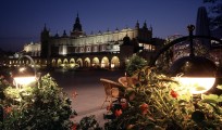 Cloth Hall at night time